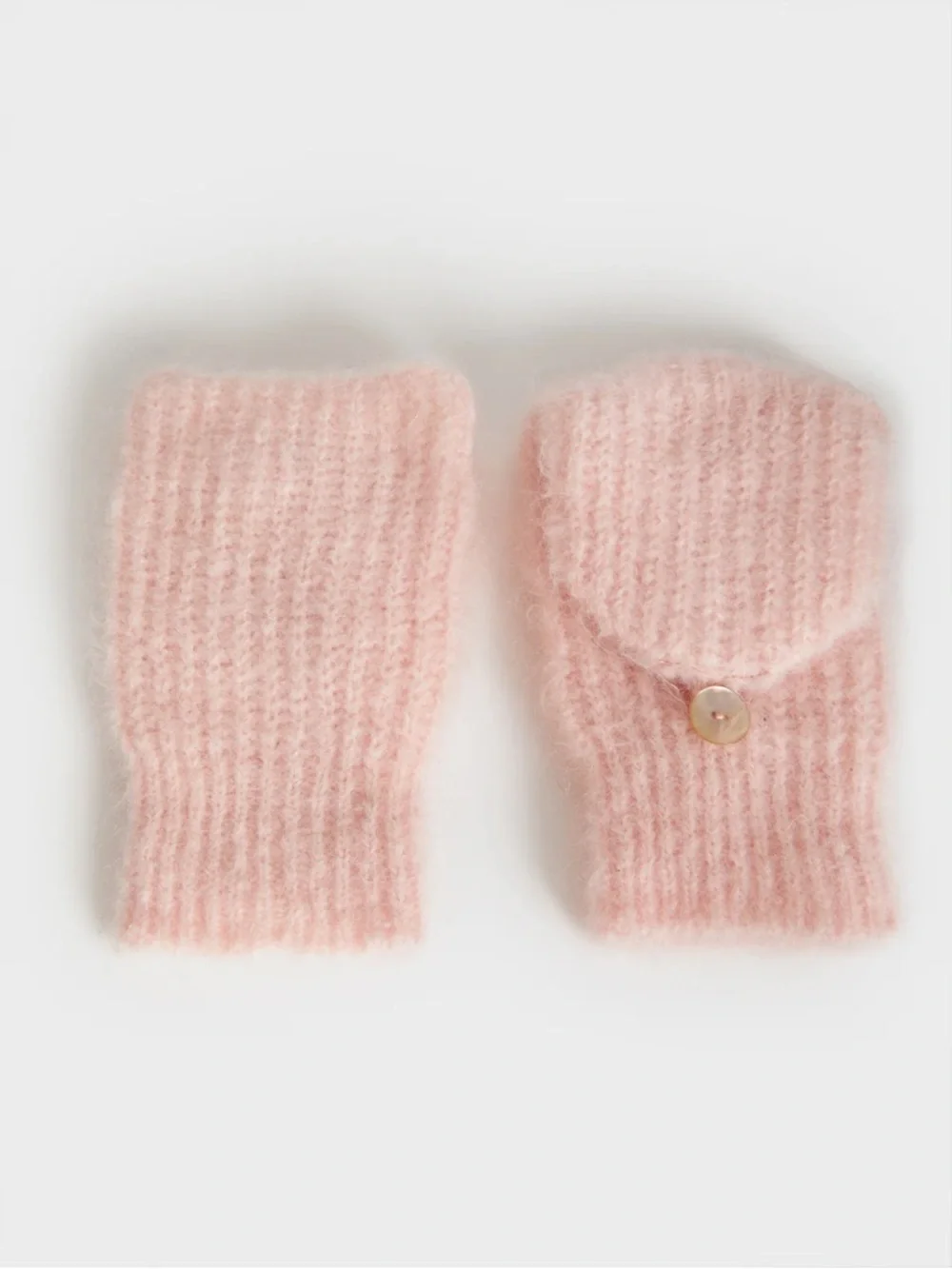 rouje pink mittens